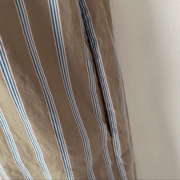 Theory Cotton Button Down Stripe dress with pockets size medium - Picture 5 of 8